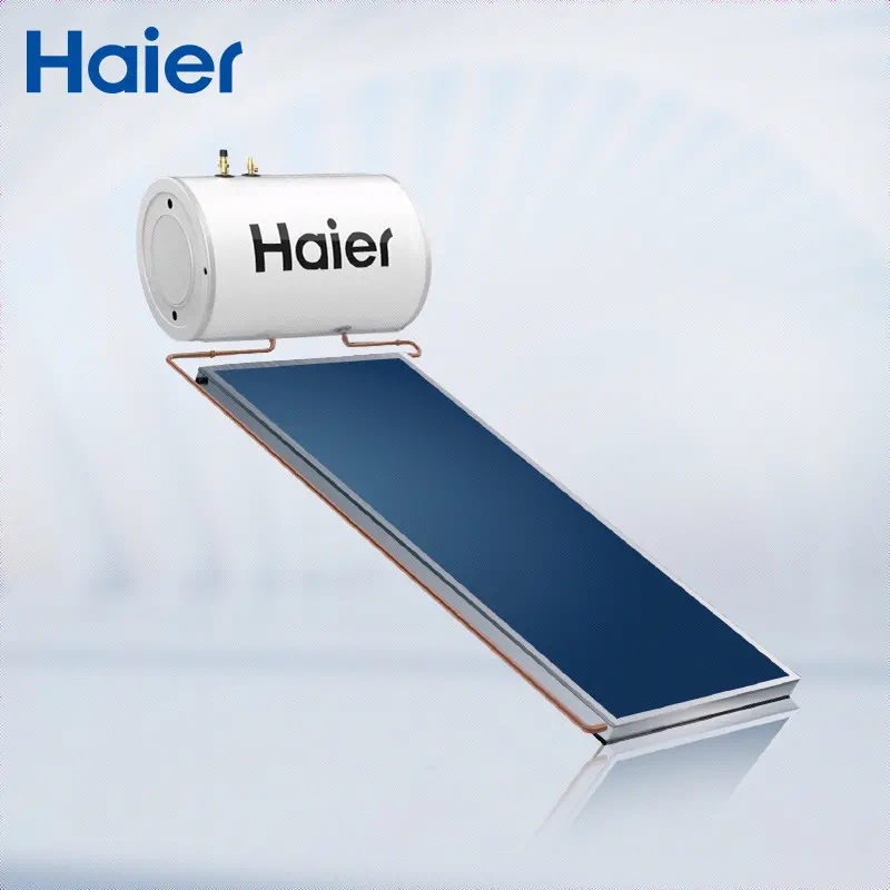 Haier Meilleure vente Énergie solaire pour la chaleur Chauffage domestique Chauffe-eau solaire à plaque plate basse pression 300l