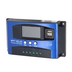50A контроллер солнечного заряда 12V24V полностью автоматический MPPT двойной USB выход универсальные фотоэлектрические панели солнечный заряд - Product Image 1