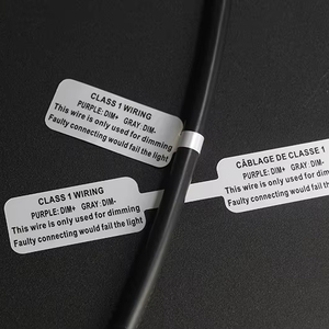 <strong>Customized</strong> High-temperature Resistant Matte/Bright Silver PET <strong>Label</strong> Sticker for Electronics Machinery Oil-proof Water-proof