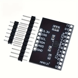 MPR121 12キー容量式タッチセンサーコントローラーブレイクアウトボードI2Cインターフェイス超低電力8uA電子モジュールキット - Product Image 3