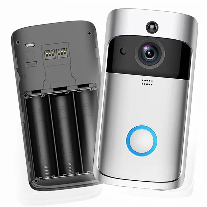 720P घंटी कैमरा वाईफ़ाई वीडियो दरवाजे की घंटी कैमरा वायरलेस वीडियो दरवाजा फोन इंटरकॉम HD अंगूठी वाईफाई घंटी कैमरा के लिए अपार्टमेंट