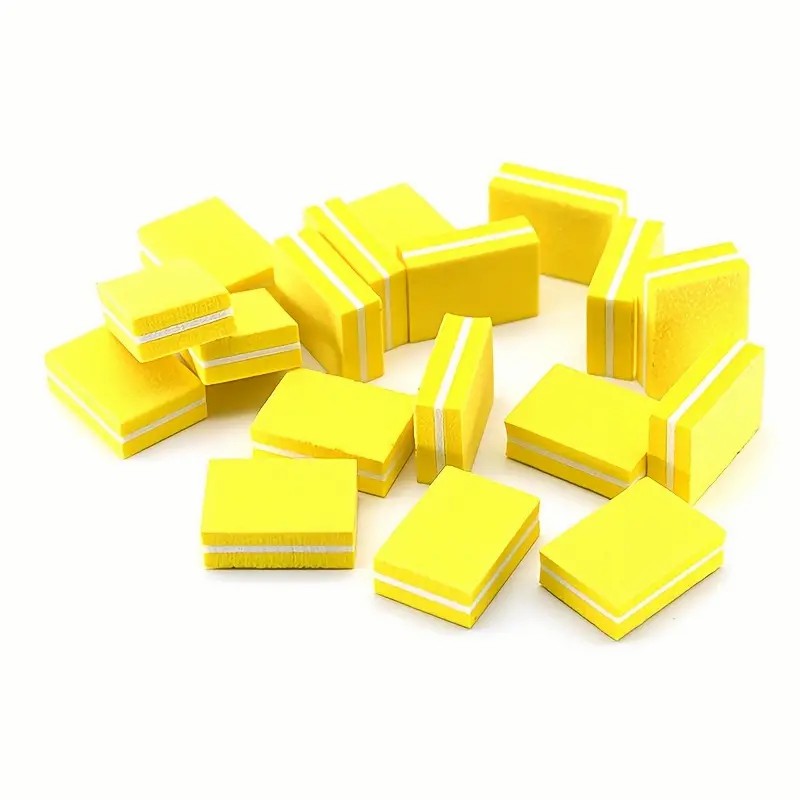 Bloc de polissage pour ongles mini jaune