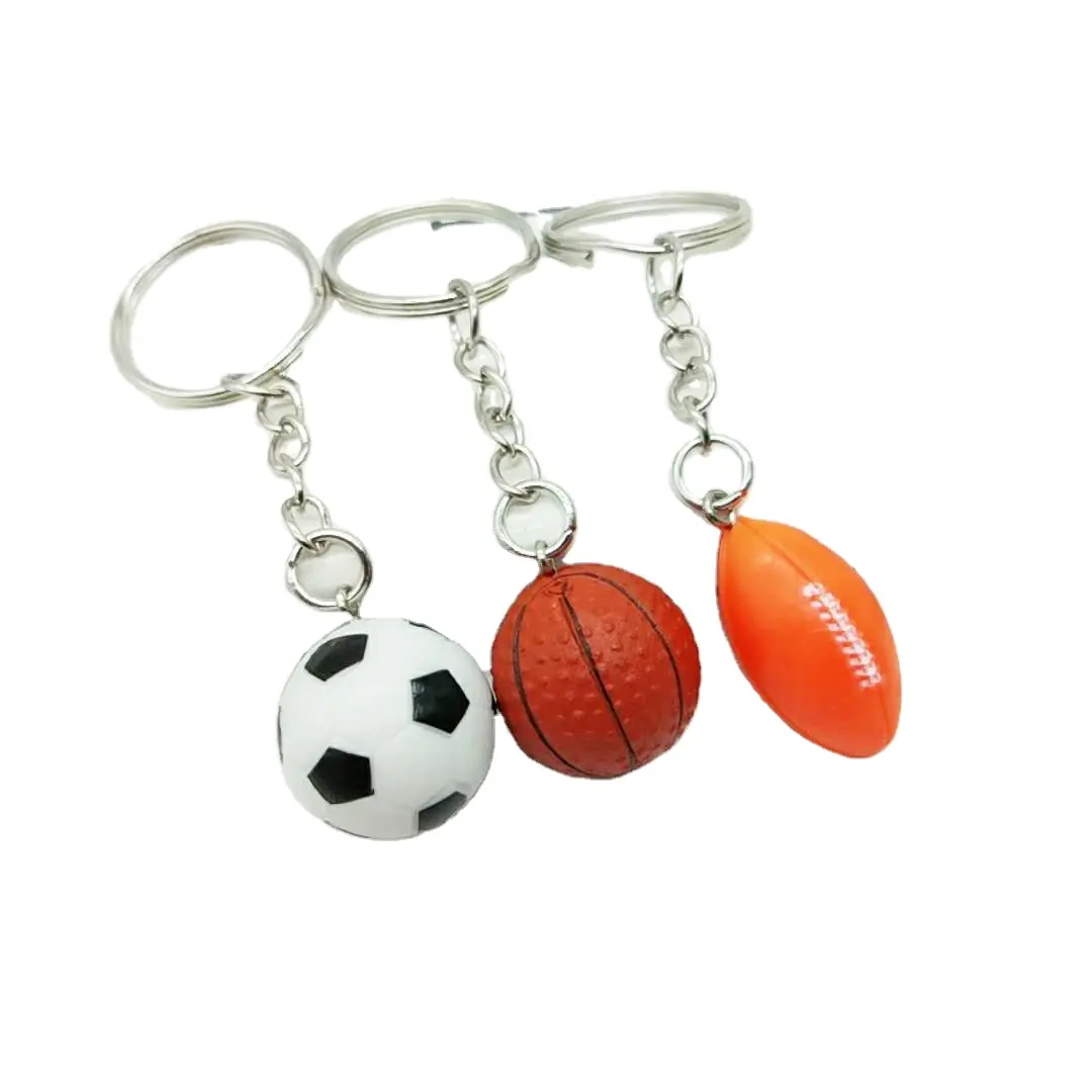 Fútbol baloncesto Rugby llavero Bolsa colgante Juego de pelota colgantes Bola regalos fábrica Venta Directa promoción regalos