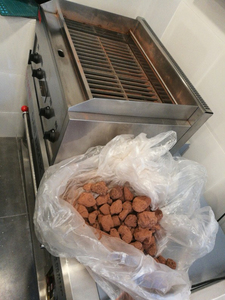 Gpl Roccia Vulcanica Lava Gas Pit Grill Banco Elettrico Commerciale A Righe Bistecche Macchina Torrefattore di Fy-978 - Product Image 6