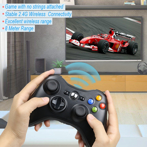 Xbox360コンソールコントローラー用2.4GワイヤレスゲームパッドMicrosoft用レシーバーコントロールXbox360ゲームジョイスティックPC用win7/8/10 - Product Image 3