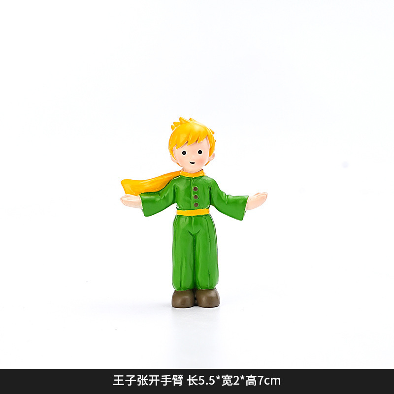 DY2260E Prince with outstretched arms, preserved flower prop ornament