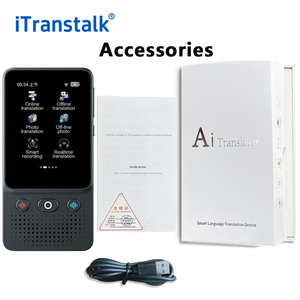 Dispositivo bidireccional de 138 idiomas Itranstalk, español, vietnamita, inglés, ruso, dispositivo traductor de idiomas inteligente de voz en tiempo Real - Product Image 6