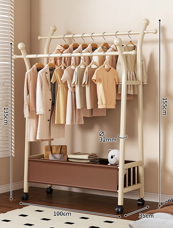 100cm white-brown