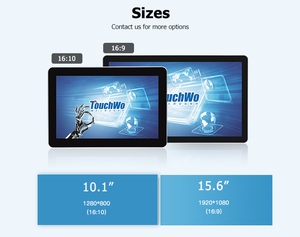 Touchwo nuovo Design smart touch interattivo capacitivo Feedback dei clienti WiFi RJ45 tablet android desktop - Product Image 2
