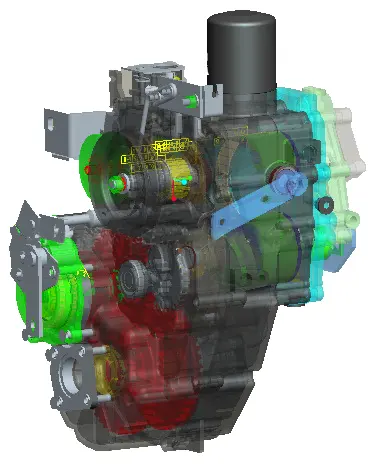 Huida Excavator Hydraulic Parts HST hydrostatic continuously variable transmission