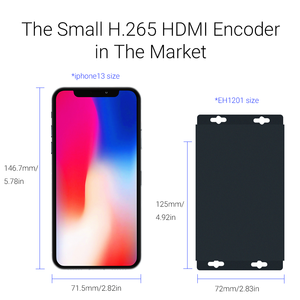 ライブストリーミング用H.265 H.264 SRTエンコーダ1080P30FPS HDMI to IPビデオエンコーダ - Product Image 3