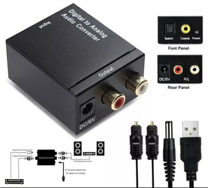 3.5毫米插孔光学同轴数模音频转换器DAC数字SPDIF Toslink到模拟立体声音频L/R适配器 - Product Image 4