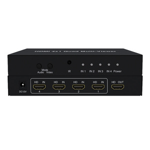 1080P 4X1 HDMI多查看器4进1出HDMI无缝四路多查看器开关，带红外遥控器 - Product Image 1
