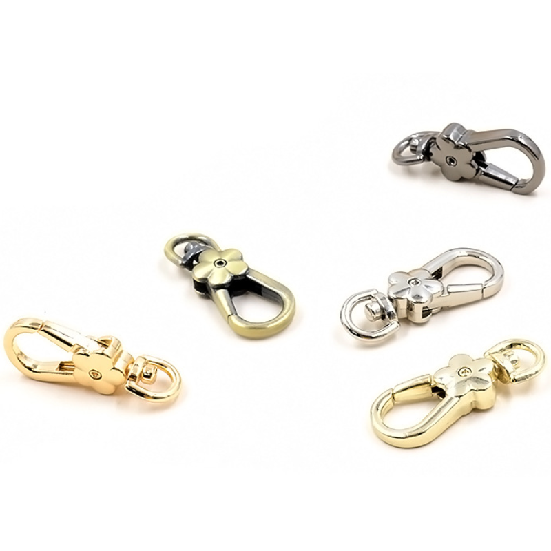 New Flower Bag Accessories Handbag Hardware Strap Buckle Multi Colour Tags Slider Hook D Ring