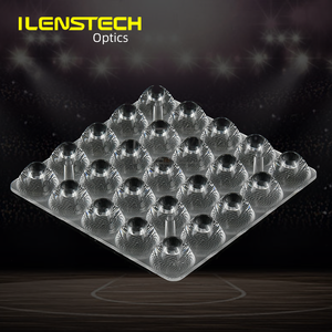 Ilenstech Светодиодный прожектор с узким 10-градусным объективом Вторичная оптика 5x5 СВЕТОДИОДНАЯ линза - Product Image 6