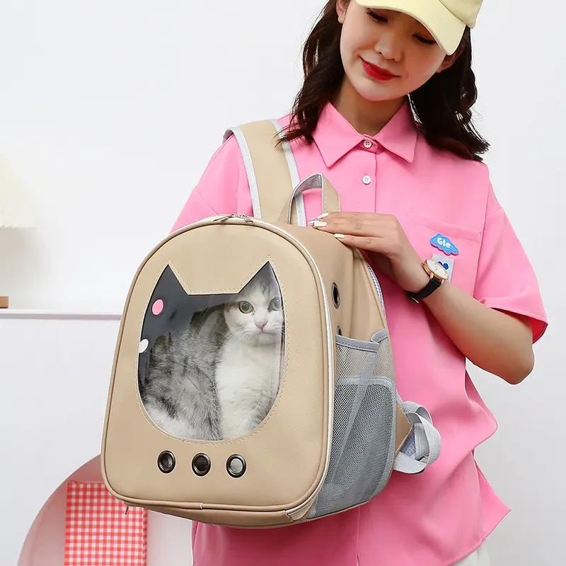 Лидер продаж, портативный рюкзак для домашних животных, дышащая Вместительная дорожная сумка для домашних животных, новая модная дорожная сумка для кошек и собак