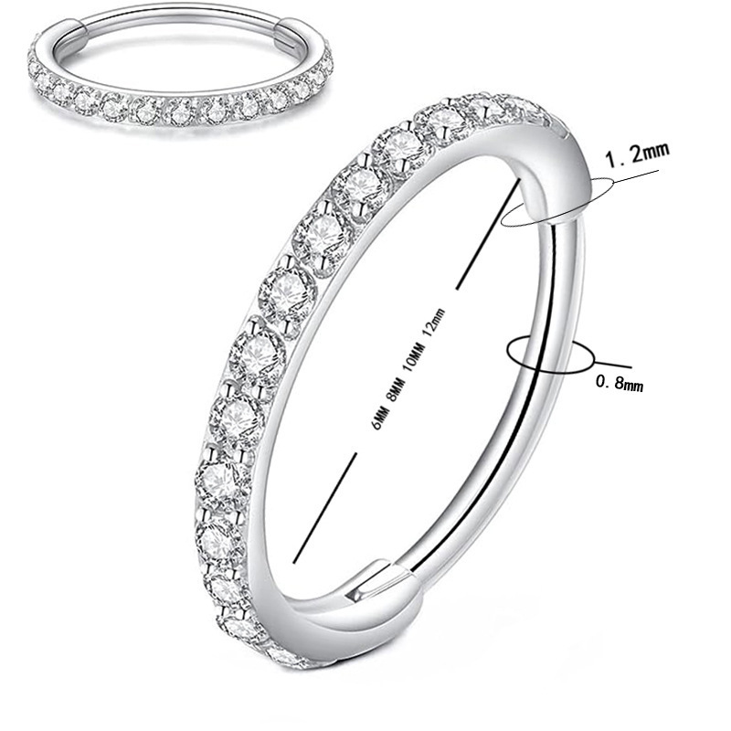 Silver zirconia on the side
