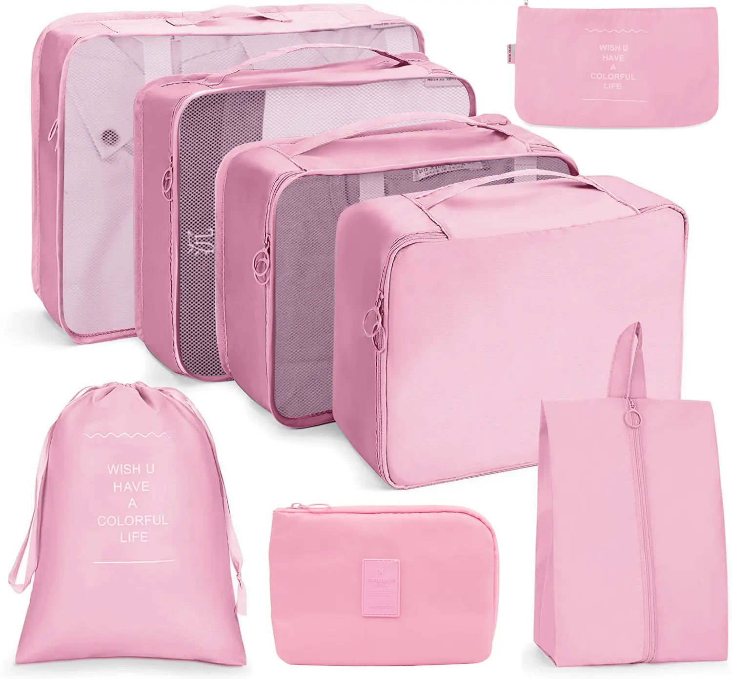 Travel Organizer Packing Cubes Lightweight High Quality Luggage Travel Bag Set Waterproof Travel Storage Bags Set