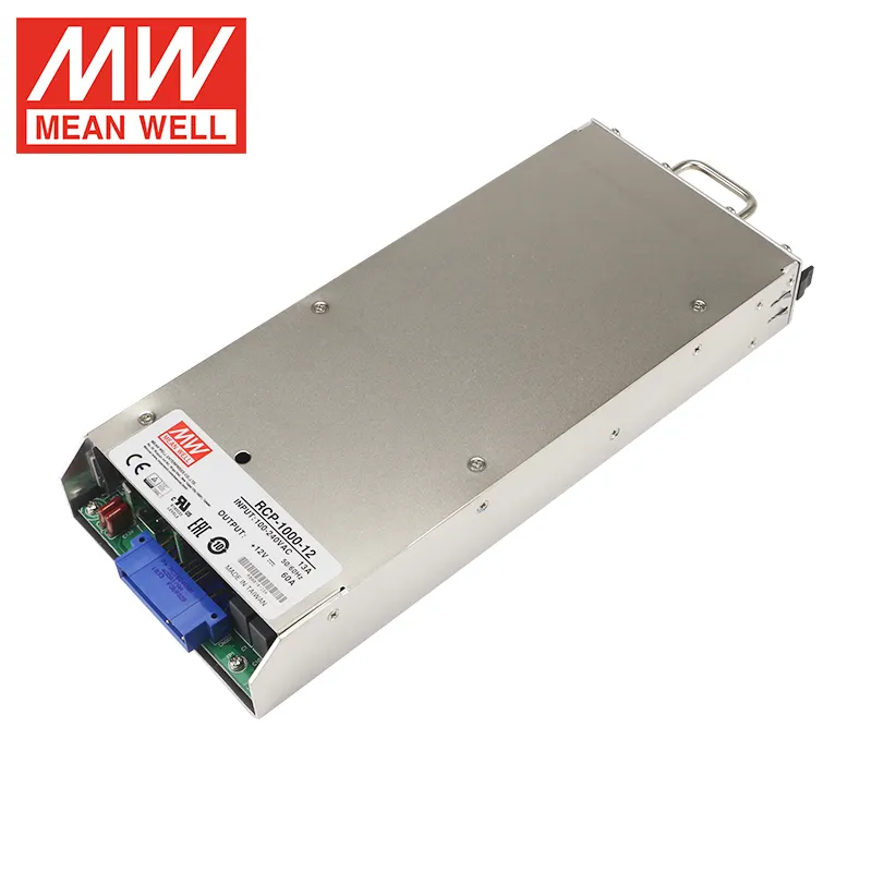 Mean Well RCP-1600-12 1600W 12V 90-264V แร็คแหล่งจ่ายไฟวงจรเรียงกระแสด้านหน้าแบบติดตั้งได้
