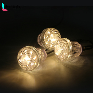 DC24V 60mm DMX512 Cabochon Fair ground APP-Steuerung Programmier bare RGB-Dekoration Turbo licht LED Pixel licht für Vergnügung spark - Product Image 4