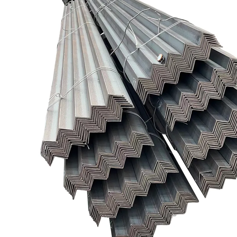 KW Acero Barra angular galvanizada Acero angular galvanizado en caliente con precios de barra de hierro ángulos ranurados