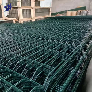 Bahçe çit 3d kavisli çit örgü Pvc kaplı yeşil 3d V bükme kavisli kaynaklı tel örgü çit Panel - Product Image 3