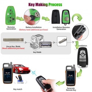 Xhorse XSFO02EN XM38 Serie intelligenter Schlüssel für Ford Typ 4 Tasten VVDI universelle Fernsteuerung 8A 4D 46 47 48 49 4A MQB48 MQB49 - Product Image 4