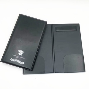 优质低价环保皮革餐厅支票书服务员定制标志支票演示者 - Product Image 1