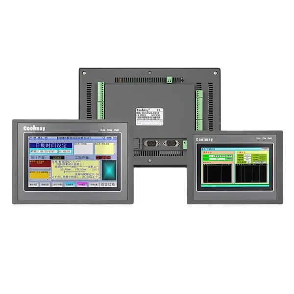 Coolmay 7inch HMI/PLC all in one NTC10K/NTC50K/NTC100K temperature controller EX3G-70KH-44MT