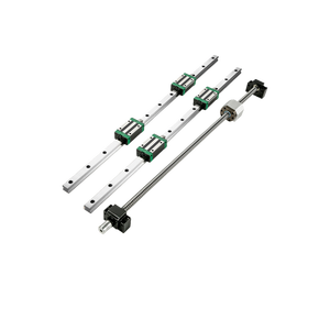 VEVOR HGR20 2 uds rieles de guía lineal 600-2000MM 4 bloques deslizantes RM1605 husillo de bolas con tuerca de bola BF12/BK para enrutadores DIY - Product Image 1