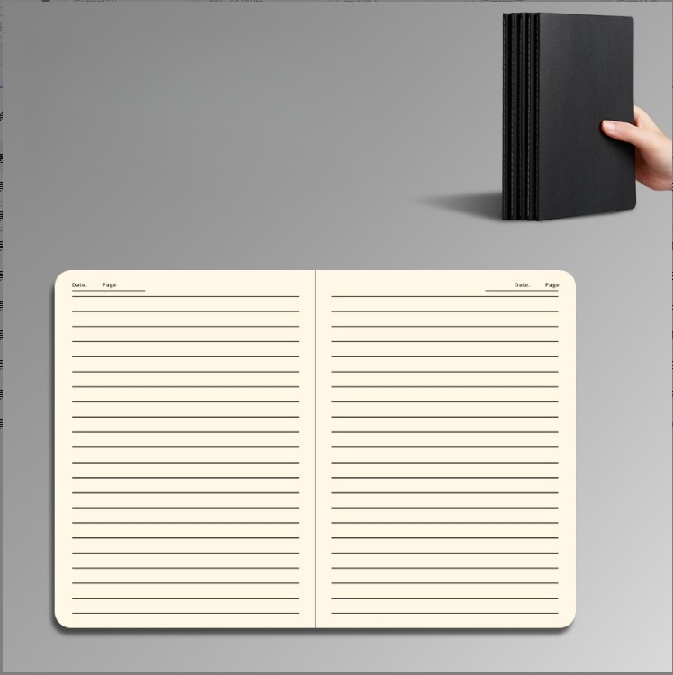 Black - A5 horizontal line