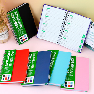 Office Internet Address Keeper Logbook con fichas de índice A6 Contraseña de correo electrónico Registro Libro de direcciones Diario Cuaderno personalizado - Product Image 3