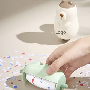 Dễ thương Gấu Shape <span class=keywords><strong>Lint</strong></span> con lăn, tái sử dụng và có thể giặt vải Máy cạo râu, xách tay lông tơ Remover cho pet tóc trên quần áo, sofa, ghế xe - Product Image 1