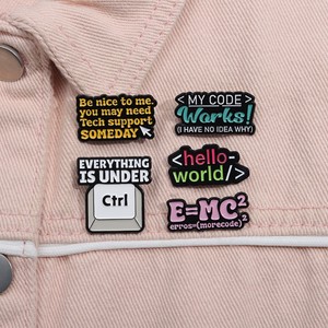 My <strong>Code</strong> Works Enamel Pins Creative <strong>Computer</strong> <strong>Code</strong> <strong>Program</strong> Brooches Lapel Badges Funny Jewelry Gift <strong>for</strong> Programmer Friends - Product Image 6