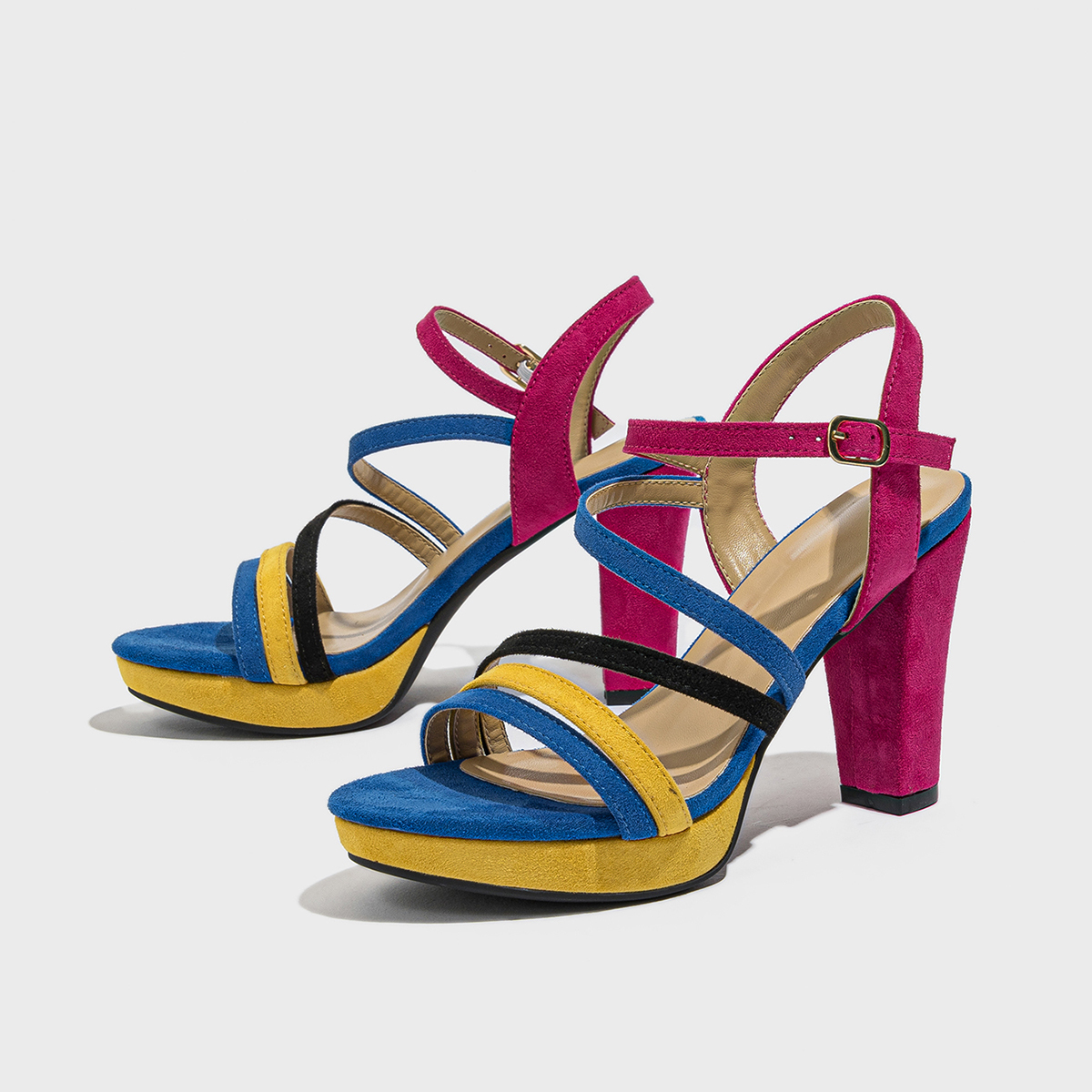 Suède multicolore 2