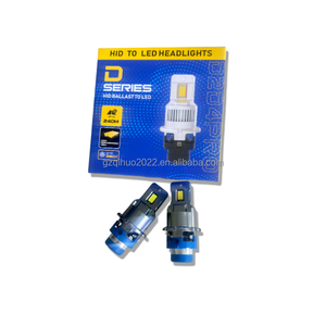 D2S D4S 1:1 LED far HID kiti yüksek güç Xenon LED ampul güçlendirme kablosuz otomatik lamba fişi oyna Canbus LED yeni durum - Product Image 1