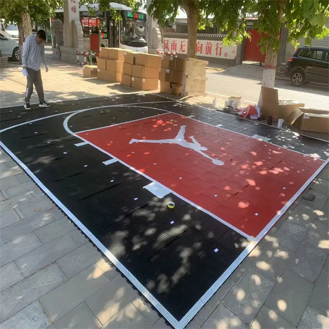 Secourt Floor multiusos patio trasero cancha de baloncesto suelo deportivo