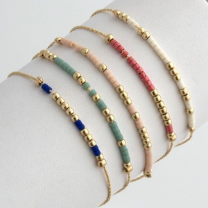 Kreative Frauen Männer Schmuck Morse <span class=keywords><strong>Code</strong></span> Armband Sommer Bohe versteckte Nachricht Perlen Armreif für Freund Schwester Frau Geschenk