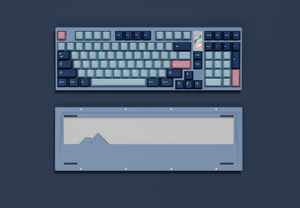 Tecla de teclado mecánico QK100 con pantalla LCD y bisel/insignia personalizable con toda la caja de aluminio CNC en varios colores - Product Image 4