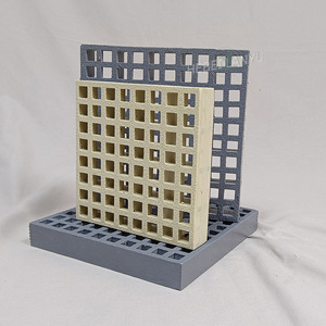 Customized Processing of 19 * 19 38 * 38 Smooth FRP <strong>Grating</strong>, Molded Fiberglass <strong>Grating</strong>, GRP Molded <strong>Grating</strong> - Product Image 1