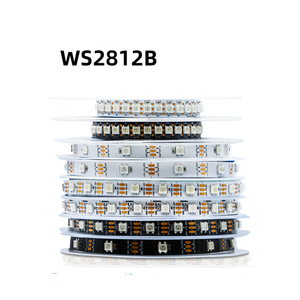 แพทช์แรงดันไฟฟ้าต่ํา WS2812B แฟนโทมแถบ LED แสงโดยรอบสีเต็มรูปแบบ 5V ในตัว IC โปรแกรมได้ - Product Image 6