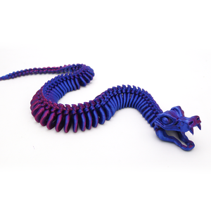 Bức tượng hình con rắn in <span class=keywords><strong>3D</strong></span>, móc khóa sáng tạo và mô hình chuyển động chung động vật - Product Image 1