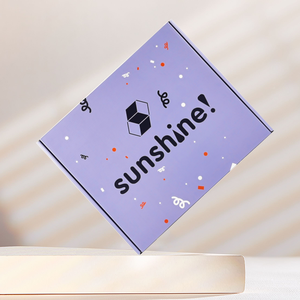 Light Purple Branded Lilac Cardboard Box Colored Shipping Box Paper Boxes 7x5x2 <strong>Cusumes</strong> Near Me for Fragile