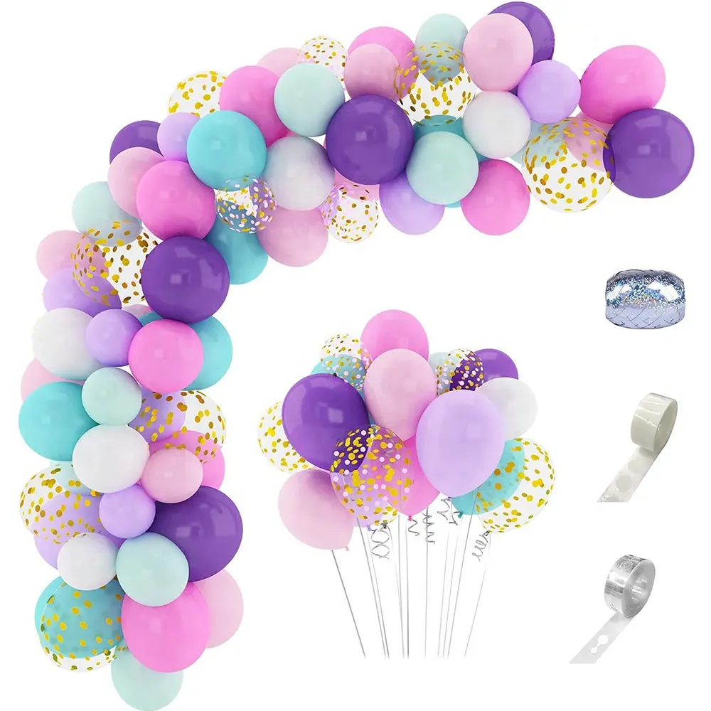 Marca Lila Latex Ballon Bogen Garten Geburtstag Hochzeit Baby Shower Abschluss Girlande Party Luftballons Dekoration Lieferungen