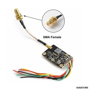 AKK FX2终极迷你5.8GHz 40CH 25毫瓦/200毫瓦/600毫瓦/1200毫瓦可切换FPV发射器，用于遥控FPV赛车无人驾驶遥控四轴飞行器 - Product Image 4