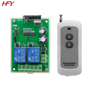 2CH <strong>Wireless</strong> Remote <strong>Control</strong> <strong>Relay</strong> Receiver Switch Module DC12V <strong>Wireless</strong> Switch Toggle <strong>Relay</strong> Plastic <strong>Wireless</strong> Transmitter Remote - Product Image 2