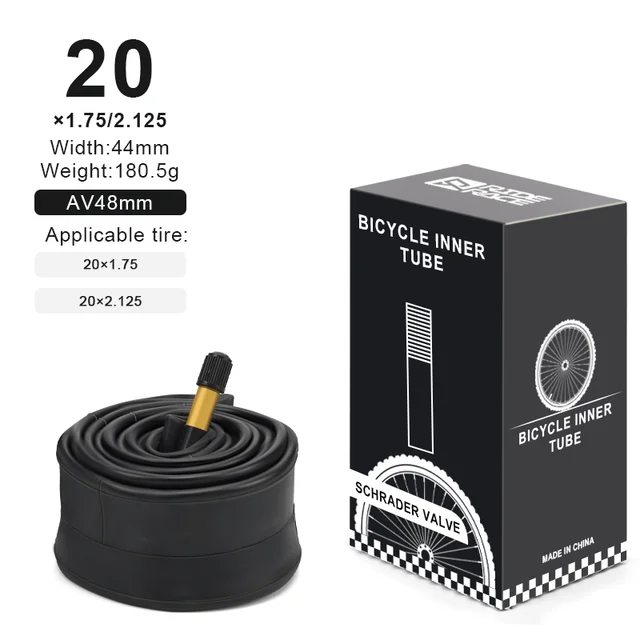 negro 20x1.75-2.125 AV48mm
