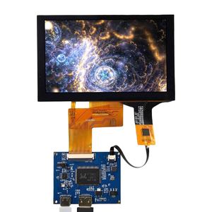 <strong>Lcd</strong> Tft Display <strong>Lcd</strong> <strong>Monitor</strong> Portable 5'' 800X480 5Points Capacitive Touch Screen Panel Small <strong>Lcd</strong> Display <strong>With</strong> Hd-Mi Driver Board - Product Image 1