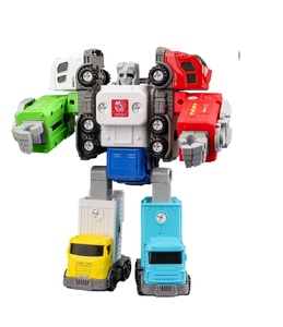 5 in 1 alaşım kombinasyonu deformasyon oyuncak Robot ayrı almak kamyonlar Set değiştirilebilir montaj Robot oyuncak dönüştürme araba - Product Image 1