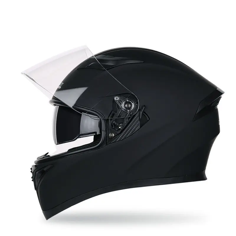 OEM ODM 블랙 오토바이 헬멧 플립 업 충전식 안전 헬멧 도트 공개 헬멧 풀 페이스 오토바이